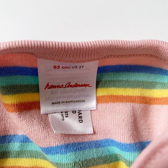 Hanna Andersson Girl Loop Terry Sleeveless Dress with Pockets 2T 2 years 85 Cm - Picture 6 of 8